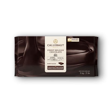 Callebaut 811 54 5 Dark Couverture Chocolate Block World Wide Chocolate