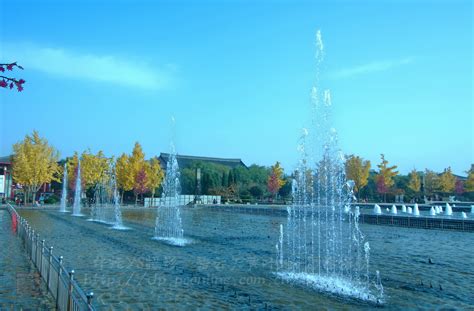 【碧云天黄叶地 西安雁塔深秋摄影图片】西安大雁塔北广场生活摄影太平洋电脑网摄影部落