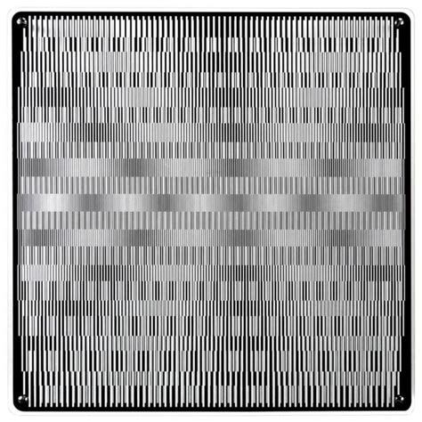 An Abstract Black And White Pattern With Horizontal Lines In The Center