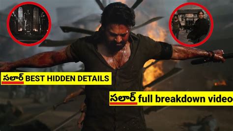 Salaar Trailer Breakdown Video Salaar Trailer Hidden Details