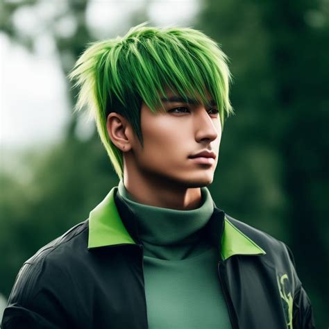 Male Anime Characters With Green Hair