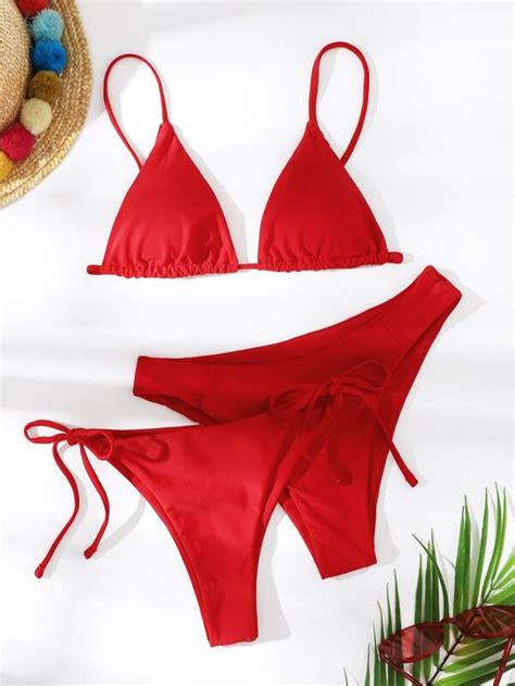 Pi Ces Bikini Avec N Ud Mode En Ligne Shein France