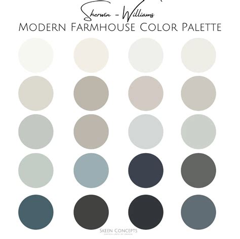 Modern Farmhouse Color Palette