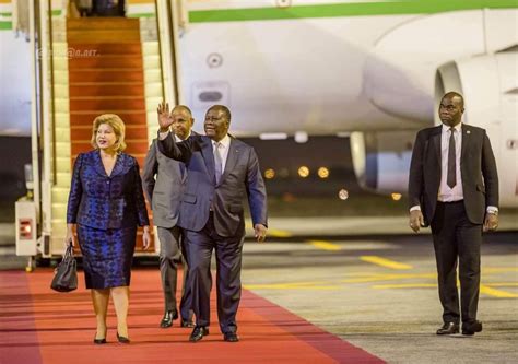 C Te D Ivoire Alassane Ouattara A Regagn Abidjan Apr S Un S Jour En