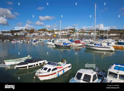 Saundersfoot Harbour Pembrokeshire Wales Uk Stock Photo Alamy