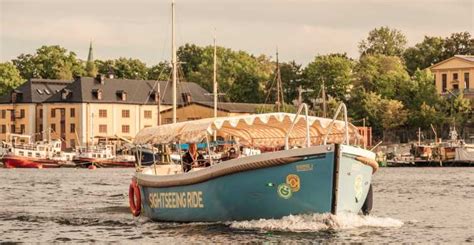 Stockholm City Sightseeing Open Electric Boat Tour Getyourguide