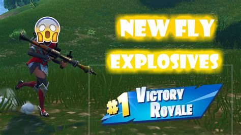 New Fly Explosives Game Mode Fortnite Battle Royale YouTube