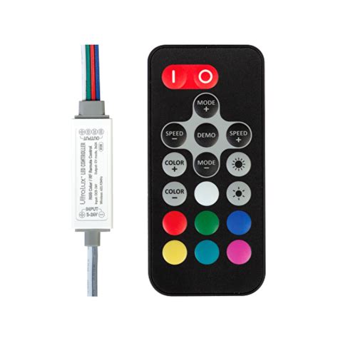 Controller Mini Rf Benzi Led Rgb Ultralux Pre Lei Micul