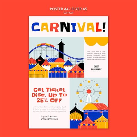 Free Psd Carnival Entertainment Poster Template