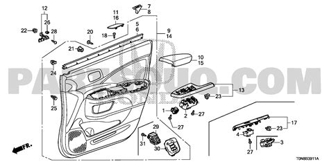 5. UPHOLSTERY | Honda CR-V General 18T0ND01 | Parts Catalogs | PartSouq