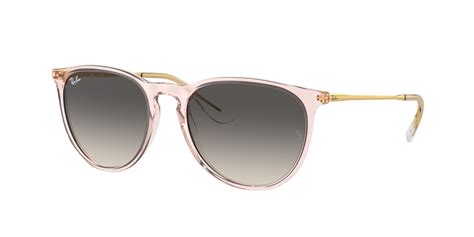 Erika Classic Sunglasses In Transparent Pink And Grey Rb4171 Ray