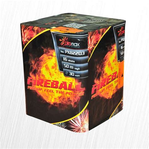 Bateria FIREBALL 16 strzałów PXB2203 Piromax PETARDY SHOP