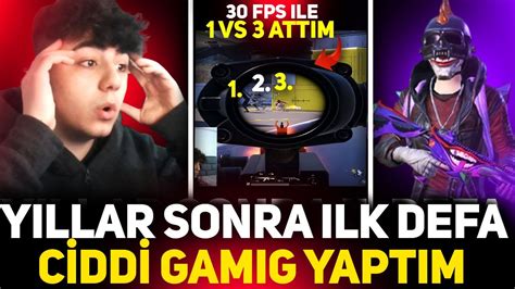 YILLAR SONRA İLK DEFA PUBG MOBILE I CİDDİ OYNADIM PUBG Mobile YouTube