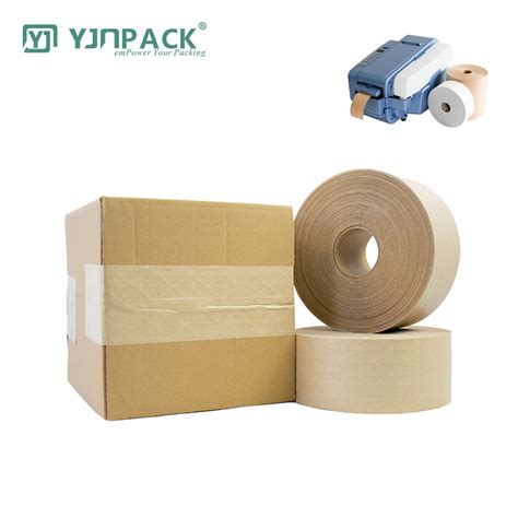 High Efficiency Kraft Wet Water Activated Custom Brown Gummed Paper