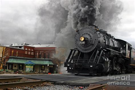 Steam Locomotive 734 Photograph By Jeannette Hunt Pixels