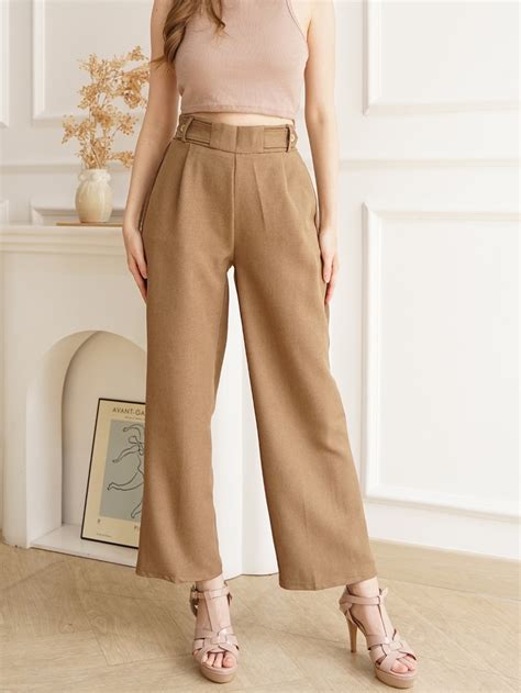 Jual HaymeeIDN Kulot Leona Pants Bawahan Highwaist Loose Celana Kulot