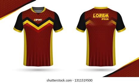 Football Shirt Template Stock Vector (Royalty Free) 1311519500 ...