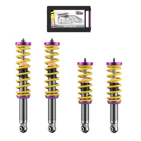 KW V3 ALUMINIUM COILOVER SUSPENSION Incl Deactivation For Electronic