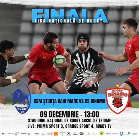 Rugby S A Stabilit Finala Ligii Na Ionale Ntre Dinamo I Csm Tiin A