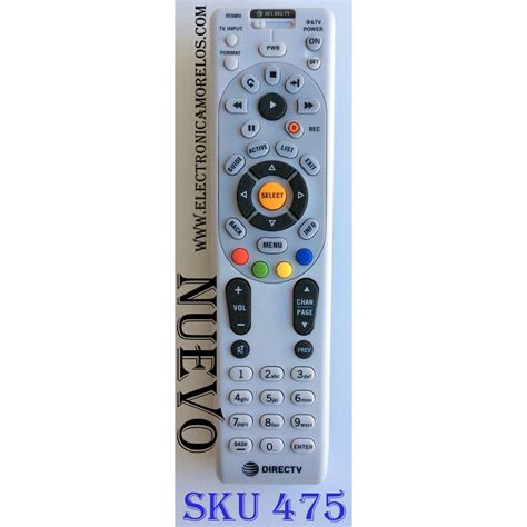 CONTROL DIRECTV UNIVERSAL MG32993 RC66RX 3013MBC0 0 R FUNCIONA