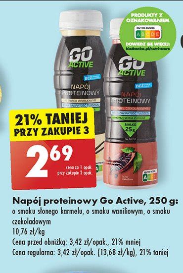 Nap J Proteinowy Waniliowy Go Active Cena Promocje Opinie Sklep