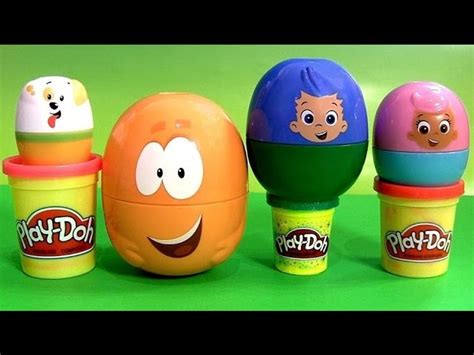 Play Doh Bubble Guppies Surprise Stacking Cups Video Dailymotion