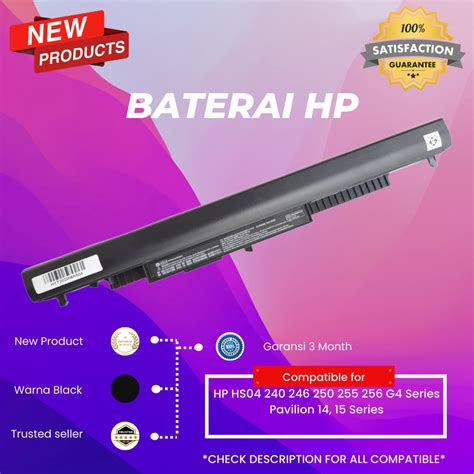 Jual Original Baterai Laptop Hp Hs Hs Original Shopee