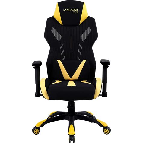 Cadeira Gamer Mymax Almofadas Bra O D Cilindro De G S Classe