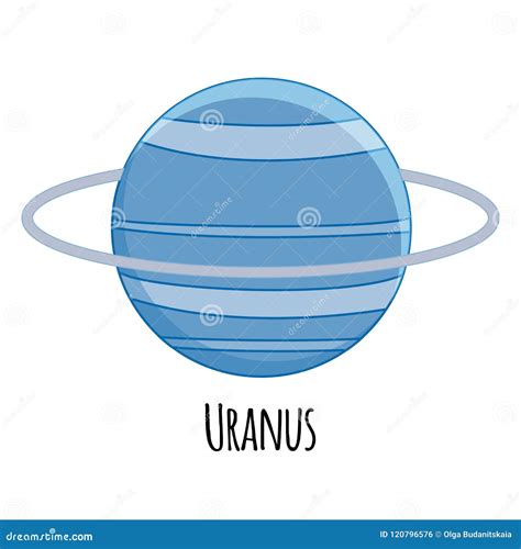 Uranus Planet Royalty Free Vector Image Vectorstock