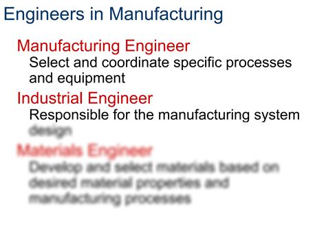 SOLUTION: Introducatio to Manufacturing process , manufacturing process ...