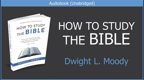 How To Study The Bible Dwight L Moody Christian Audiobook YouTube