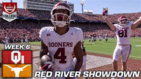 Oklahoma Beats Texas Late In A Classic Red River Showdown Espn College Football Youtube