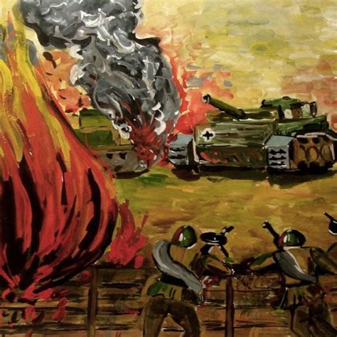 Рисунки Великой Отечественной войны детей