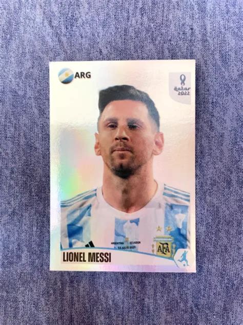 FIGUPLAY WC QATAR 2022 144 Lionel Messi Sticker No Panini 8 08