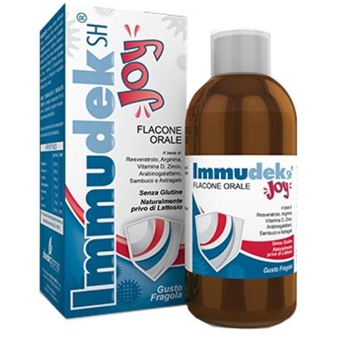 Shedir Pharma Unipersonale Immudek Joy Gusto Fragola 200 Ml Openfarma