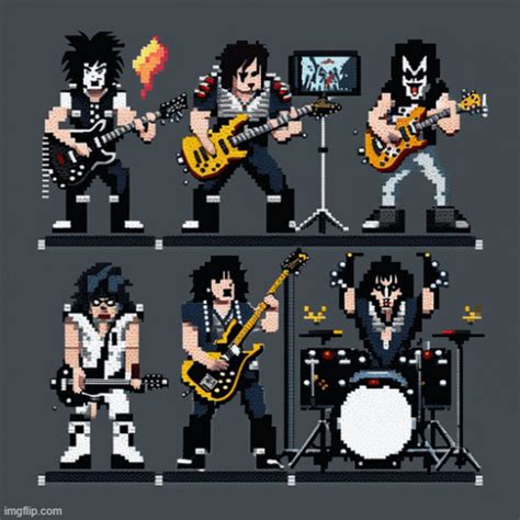 Kiss Band Animated 