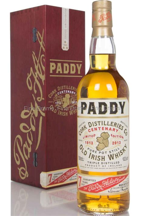 Paddy 7 Year Old Centenary Irish Whiskey