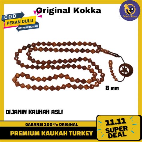 Jual Tasbih Kaukah Kaokah Kokka 99 Butir Wajik Bulan Bintang Tasbih