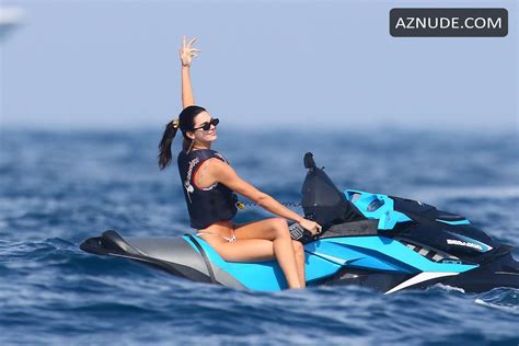 Kendall Jenner Takes A Ride On A Jetski And Shows Off Her Amazing Bikini Body In Monaco France