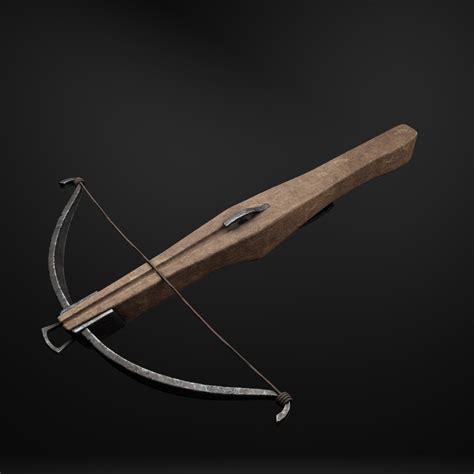 Medieval Crossbow 3d Model Vr Ar Ready Cgtrader