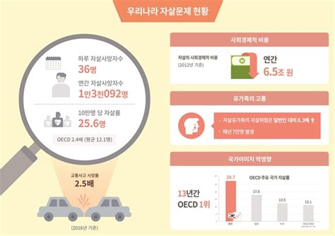 정부 Oecd 자살률 1위 탈피 나선다 헬스포커스뉴스