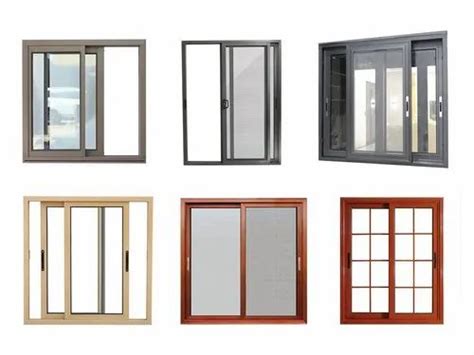 Aluminium Polished Aluminum Sliding Window At Rs Sq Ft In