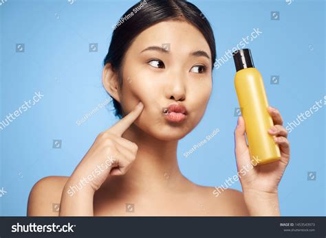 Beautiful Asian Female Nude Shoulders Cosmetics Stock Photo Shutterstock