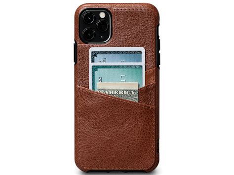 Sena Lugano Wallet Cognac IPhone 11 Pro Max Hoesje Leer