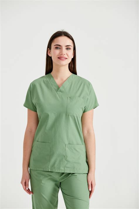 Costum Medical Femei Verde Fistic Pistaccio Costume Medicale De