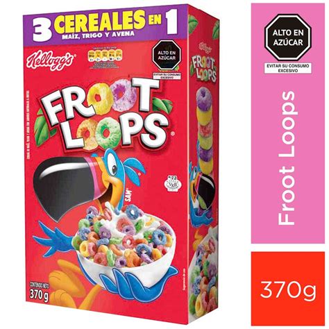 Cereal Kelloggs Froot Loops Caja 370gr Plazavea Supermercado