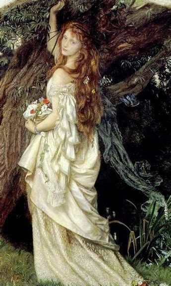 Arthur Hughes Ophelia 1863 64 Thou Art Lovely Pre Raphaelite