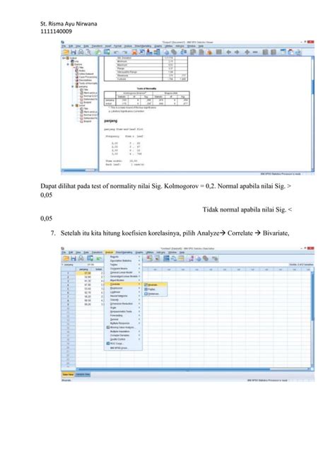 Analisis Korelasi Dengan Spss Pdf