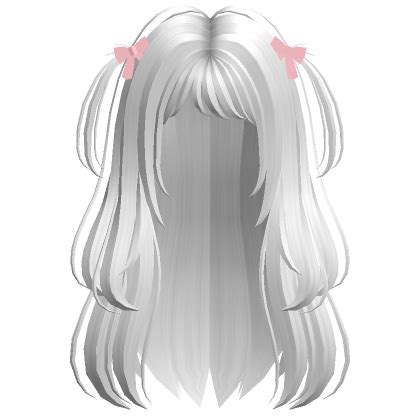 Cute Bow Pigtails White Roblox Item Rolimon S