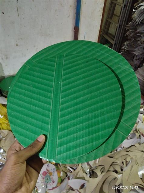 12 Inch 12 Peper Plate 80gsm At Rs 18 Pack In Nabadwip ID 2850378893173